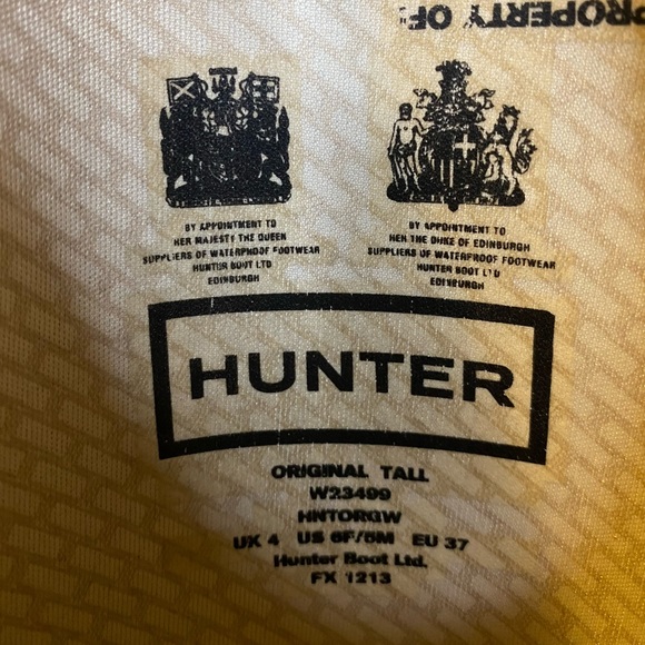 Hunter Rainboots with Boot Socks - Picture 3 of 3